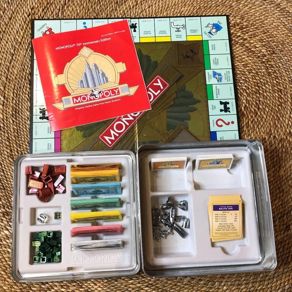 70th‎ Anniversary Edition Monopoly Complete Family